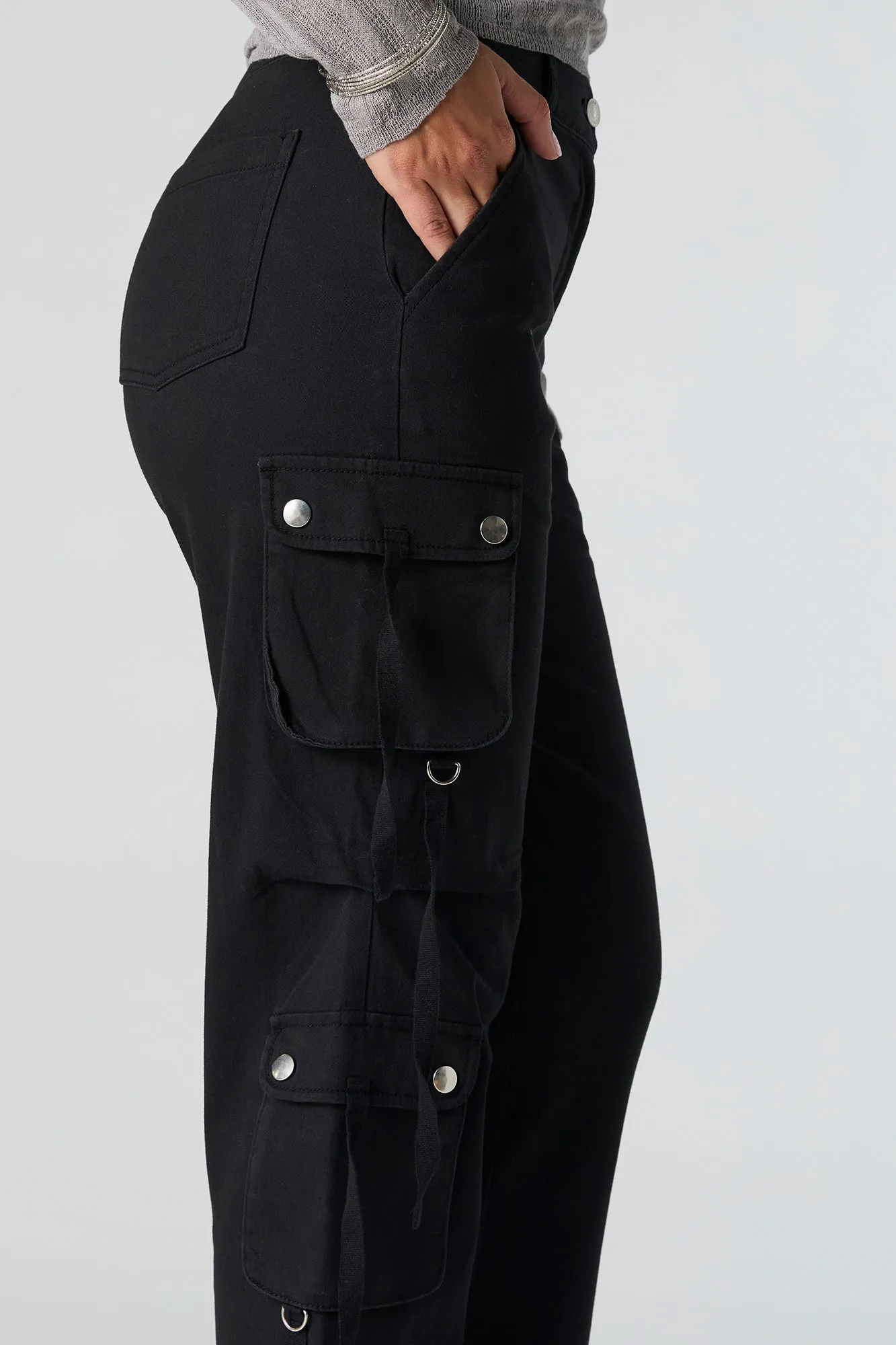 Pantalon cargo utilitaire à jambe droite