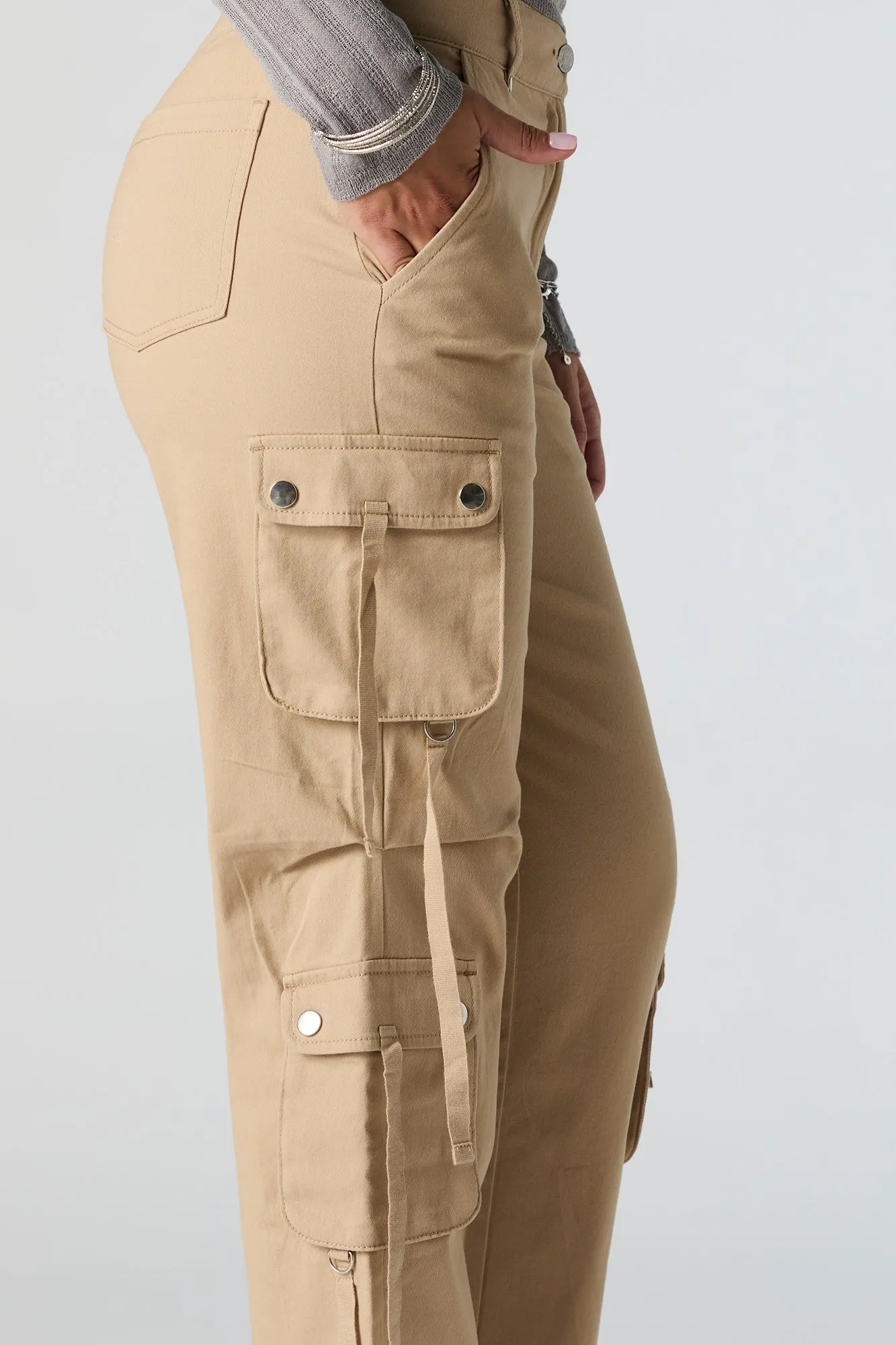 Pantalon cargo utilitaire à jambe droite