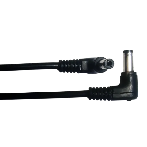 Pegasus Astro Pack of 2 x 2.1 to 2.1 Cables, Angled 90 degrees 0.5m
