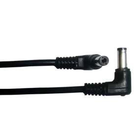 Pegasus Astro Pack of 2 x 2.1 to 2.1 Cables, Angled 90 degrees 0.5m