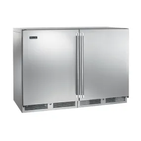 Perlick 48" Undercounter Wine Reserve Refrigerator with 2 Solid Doors