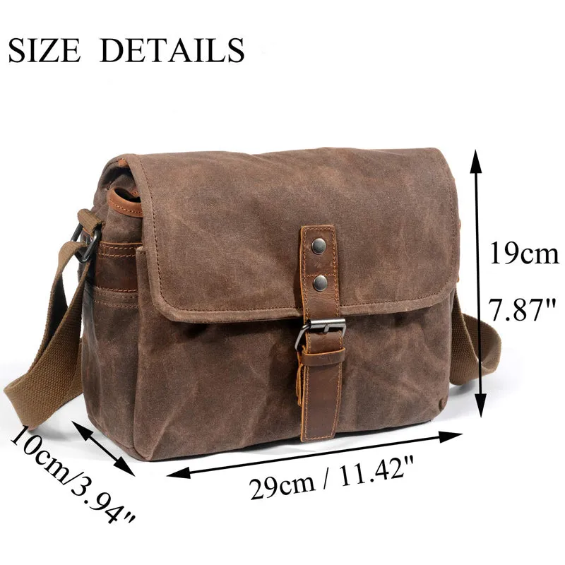 Photography Canvas Messenger Bag Camera DSLR SLR Handbag