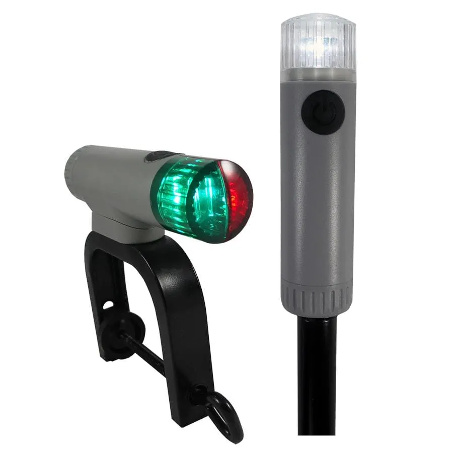 Portable LED Clamp-On Navigation Light Combo