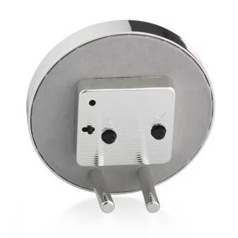 Powder Blue Enamel & Silver Alarm Clock
