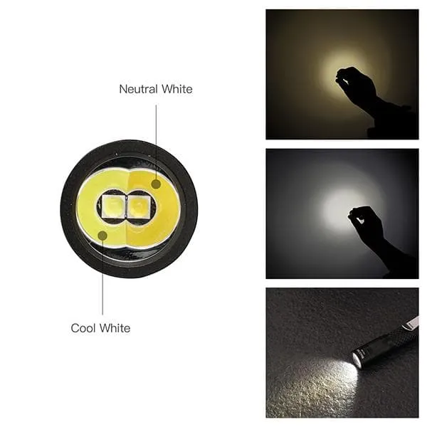 PS14 Dual Color Temperature (DCT) EDC AA Flashlight