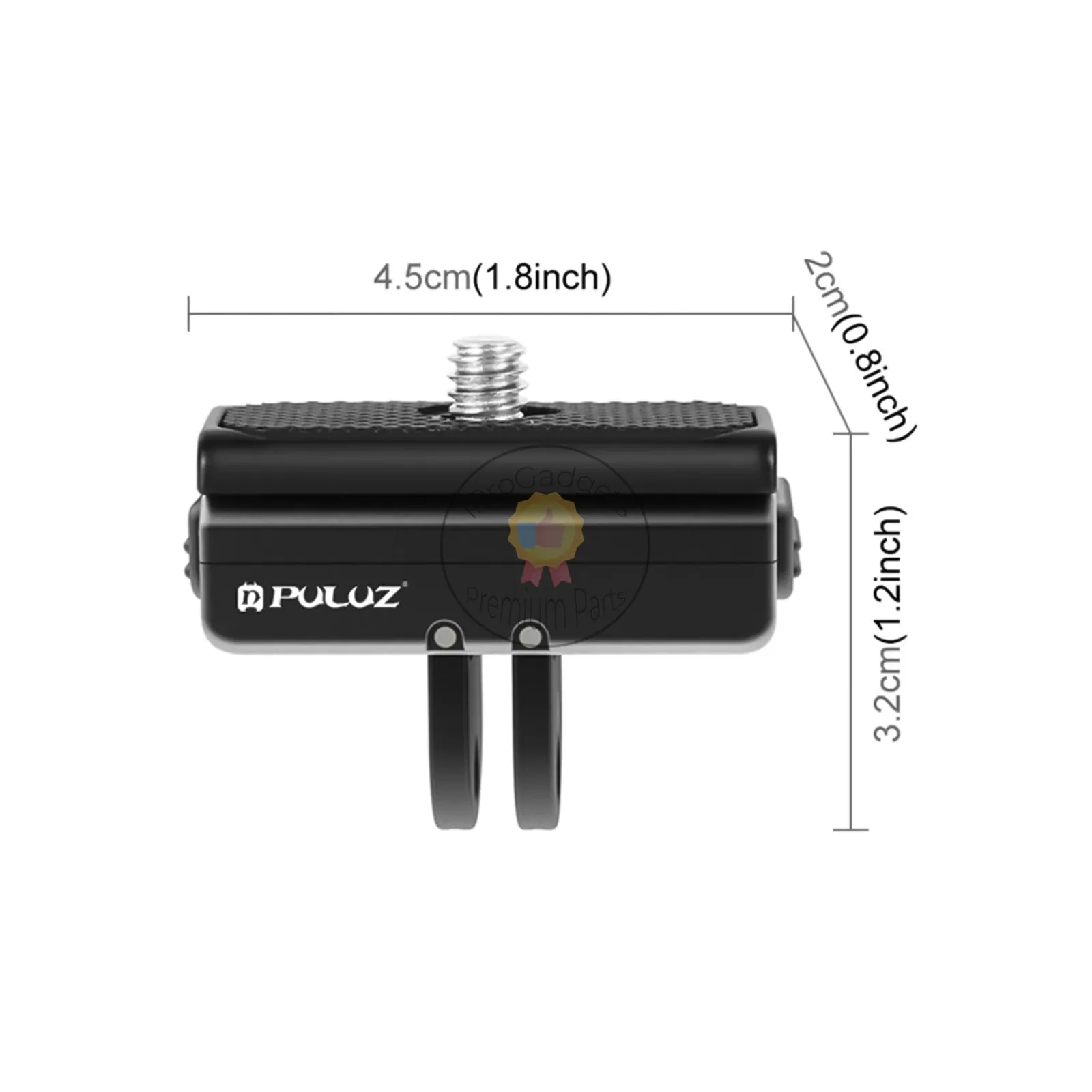 Puluz PU965B Magnetic Quick Release Mount for Sports Camera Magnetic Adapter Mount Aluminum Alloy for Insta360 Ace/ Ace Pro