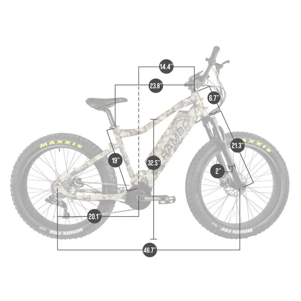 RAMBO The Nomad 750W 48V Full Suspension Electric Bike