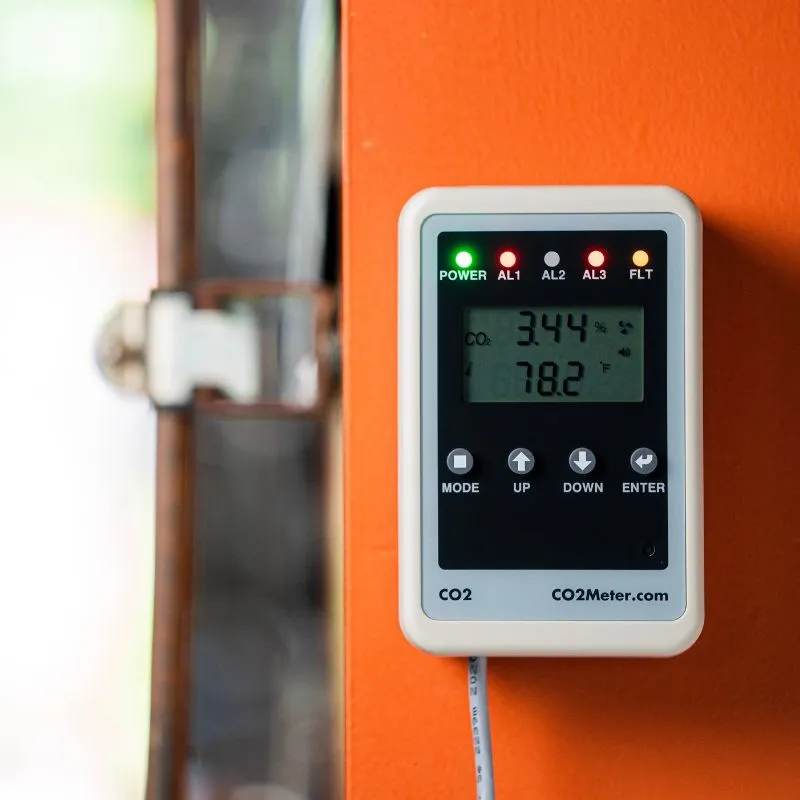 Remote Carbon Dioxide CO2 Storage Safety 3 Alarm