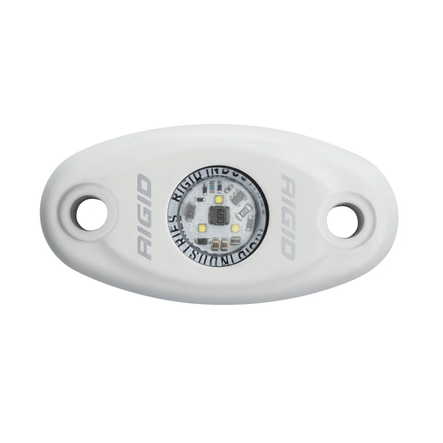RIGID A-Series LED Light Low Power Natural White White Housing Single