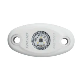 RIGID A-Series LED Light Low Power Natural White White Housing Single