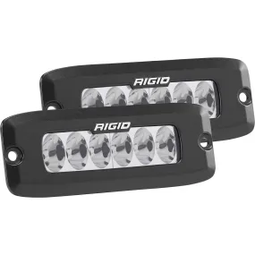 RIGID SR-Q Series PRODriving Optic Flush Mount Black Housing Pair