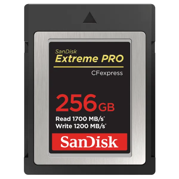 SanDisk Extreme PRO 256GB CFexpress Type B 1700MB/s Memory Card