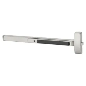 Sargent LC-AL-8810G-US32D Alarmed Rim Exit Device, 48" Bar, Exit Only, Satin Stainless Steel