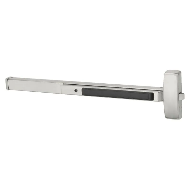 Sargent LC-AL-8810G-US32D Alarmed Rim Exit Device, 48" Bar, Exit Only, Satin Stainless Steel
