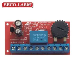 Seco-Larm - Mini Timer Module - Low Voltage Miniature Delay Timer Module w/ Relay Output