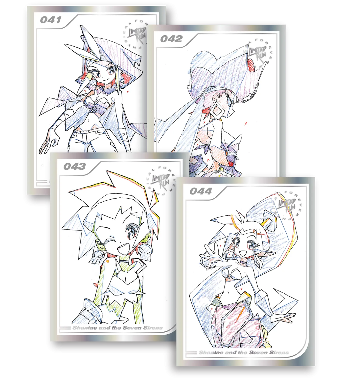 Shantae and the Seven Sirens Trading Card Set (4 Cards)