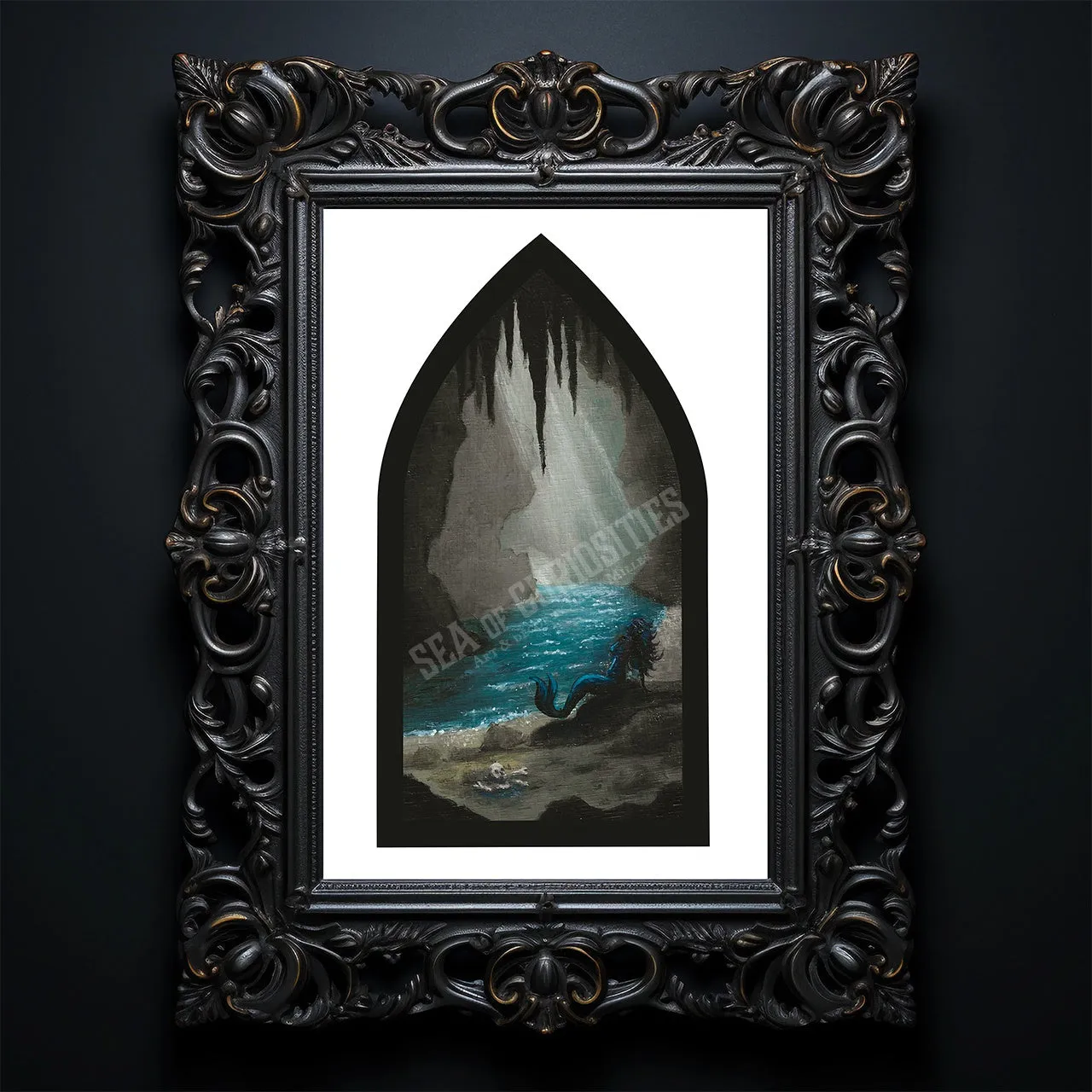 Sirens Cove - Gothic Window Art Print