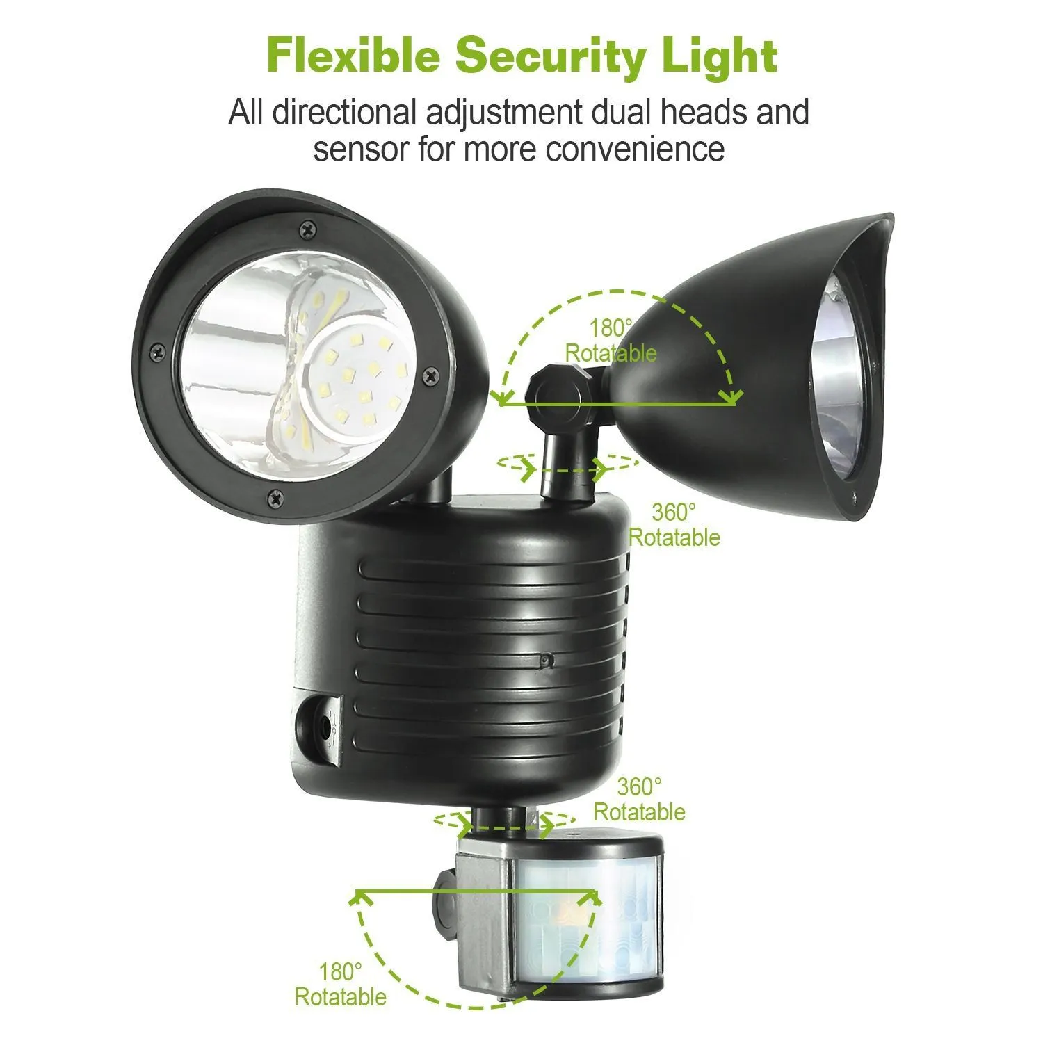 Solar Lights 22 LEDs Outdoor Security