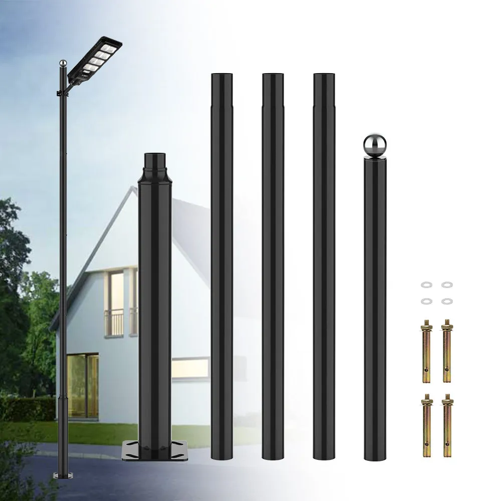 Solar Street Light Split Pole 13FT/16FT/20FT