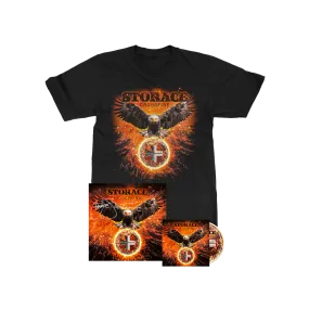 Storace - Crossfire - CD, T-Shirt, Art Card (signed)