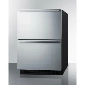Summit 24 in. Wide 2-Drawer All-Freezer, ADA Compliant - ADFD243