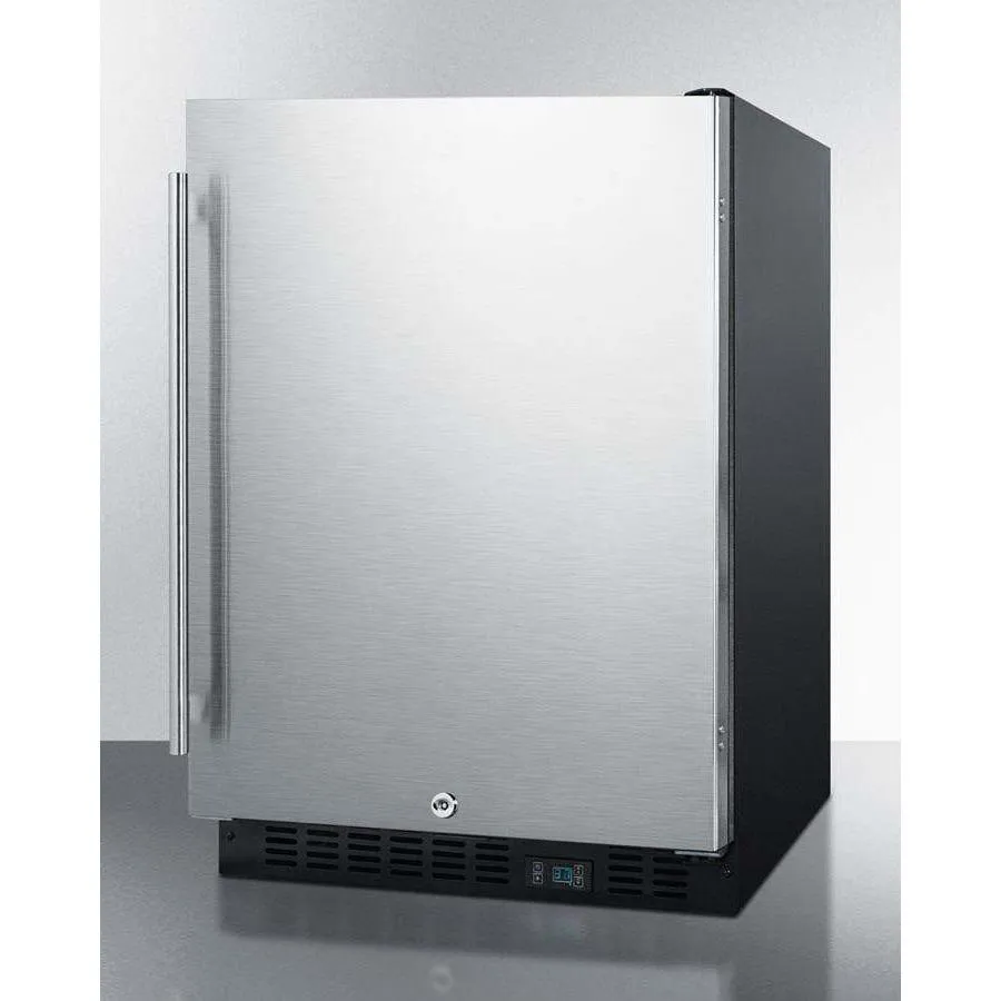 Summit 24" Wide Built-In Beverage Fridge SCR610BLSD