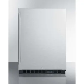 Summit 24" Wide Built-In Beverage Fridge SCR610BLSDCSS