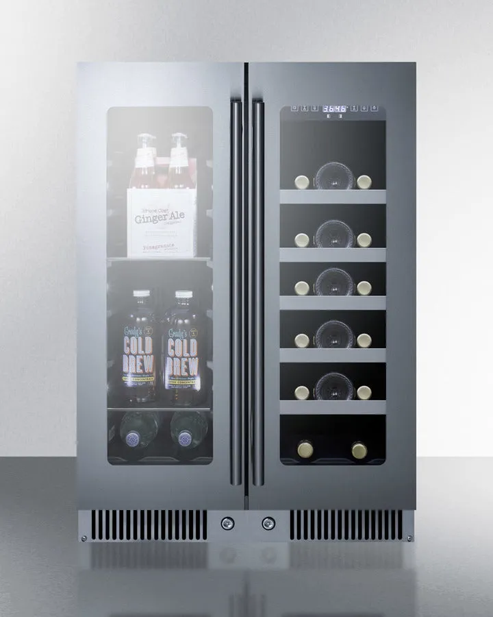Summit 24" Wide Built-In Wine/Beverage Center - CLFD243WBV
