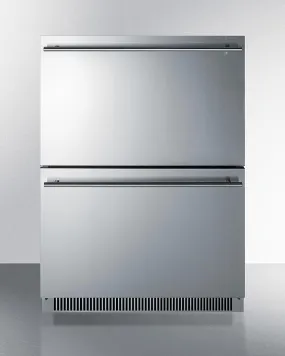 Summit ADRD24 24" Wide 2-drawer All-refrigerator, ADA Compliant