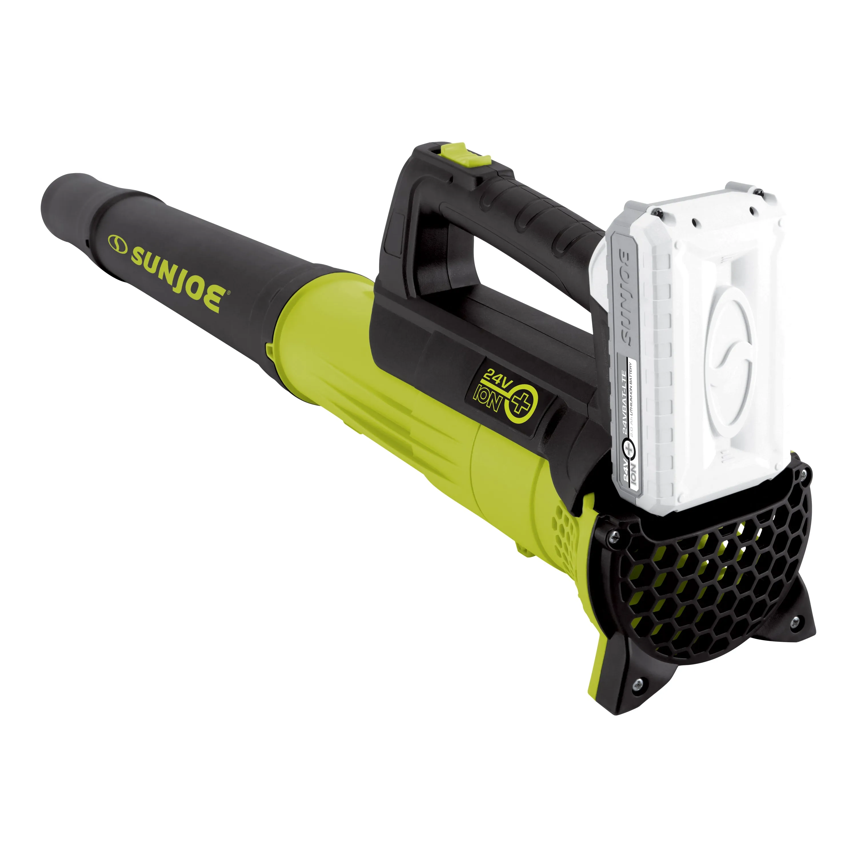 Sun Joe 24V-HT18-TB-LTE Garden Combo Kit w/ 24V* 2.0-Ah Batteries   Charger | Hedge Trimmer | Turbine Blower