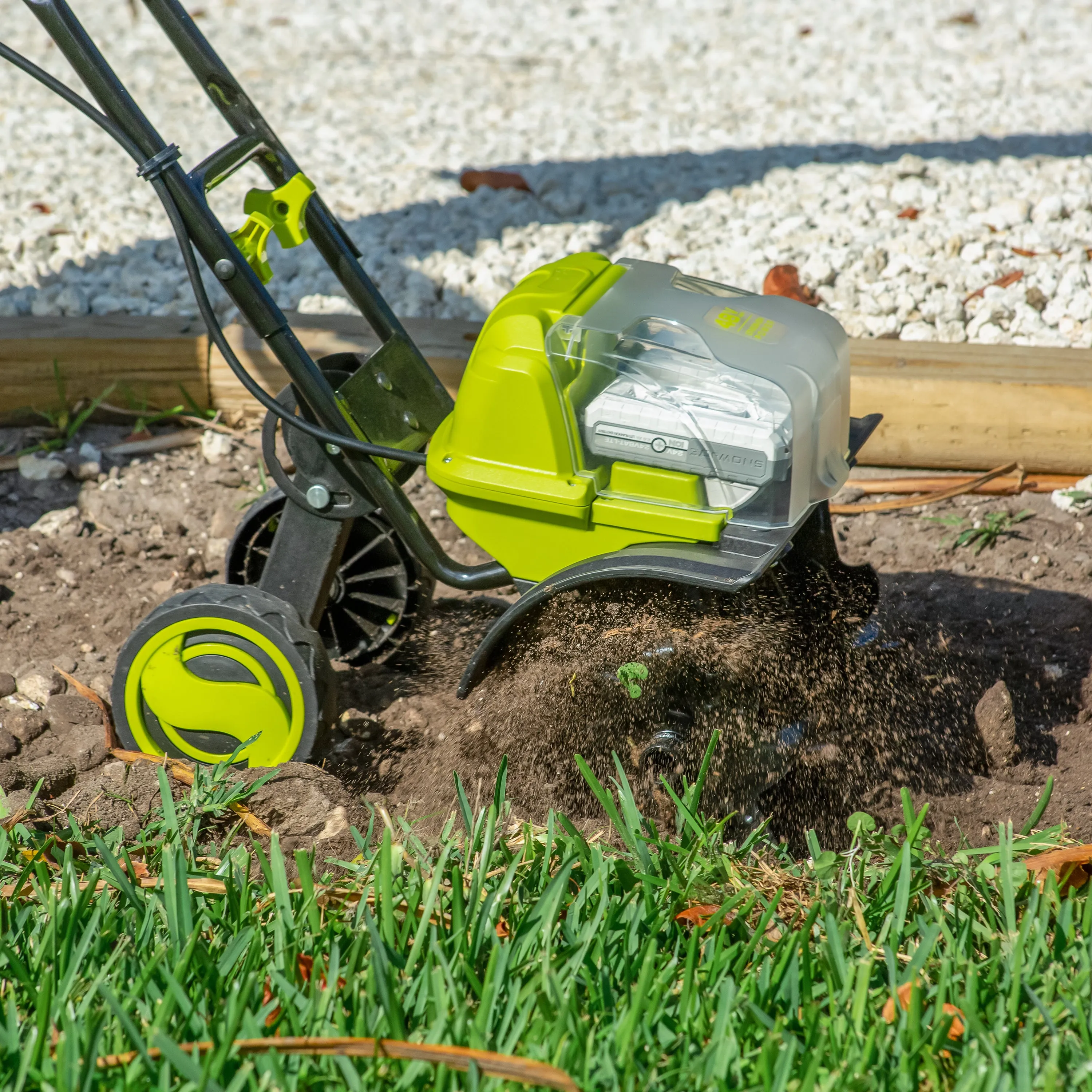 Sun Joe 24V-X2-TLR14-CT 48-Volt IONMAX Cordless Garden Tiller/Cultivator | Tool Only