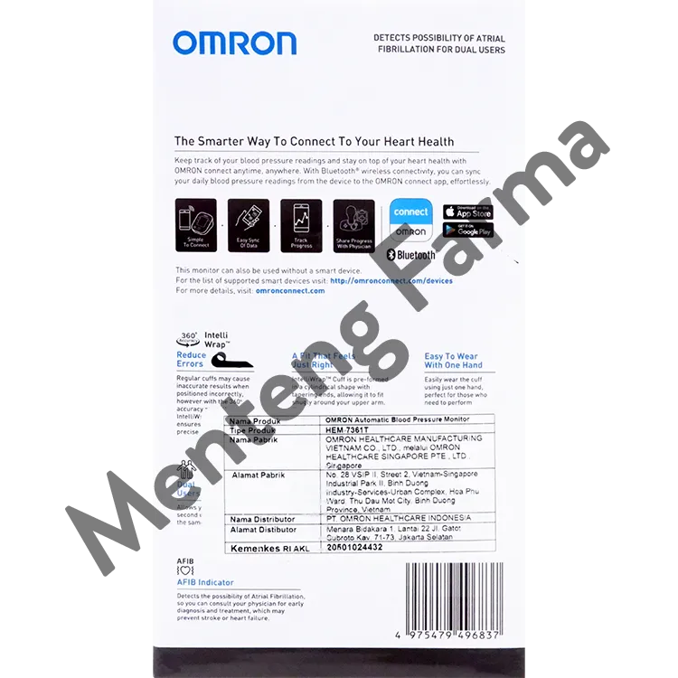 Tensimeter Digital Omron HEM-7361T - Pengukur Tekanan Darah