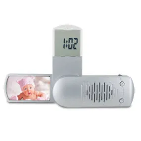 Travel Radio Alarm Clock With Photo Frame