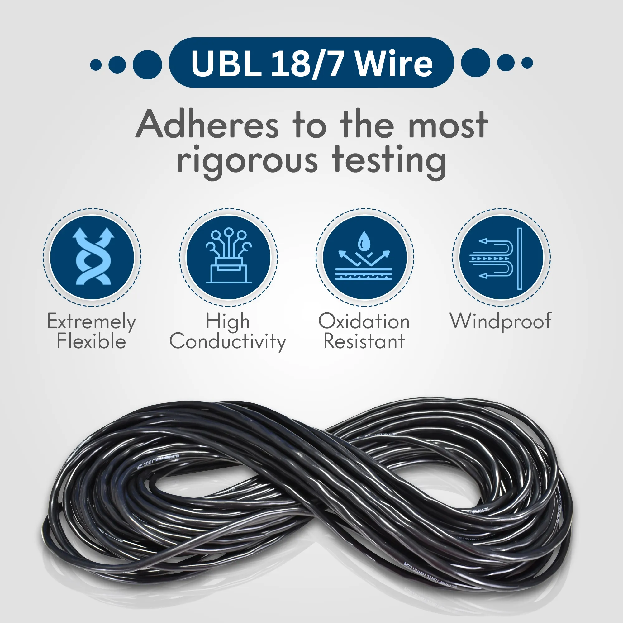 UBL 18/7 Wire - 1 Foot