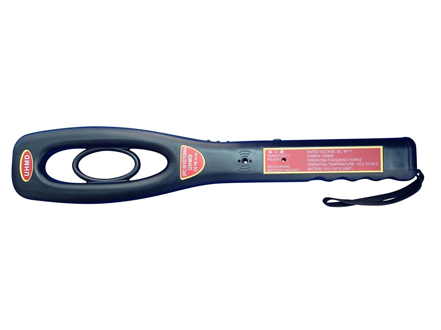 UniquExceptional UHMD Hand-Held Security Metal Detector (Black)