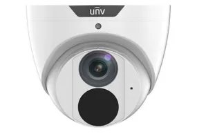 UNIVIEW IPC3614SB-ADF40KMC-I0: 4MP Light and Audible Warning Fixed Eyeball Turret Camera