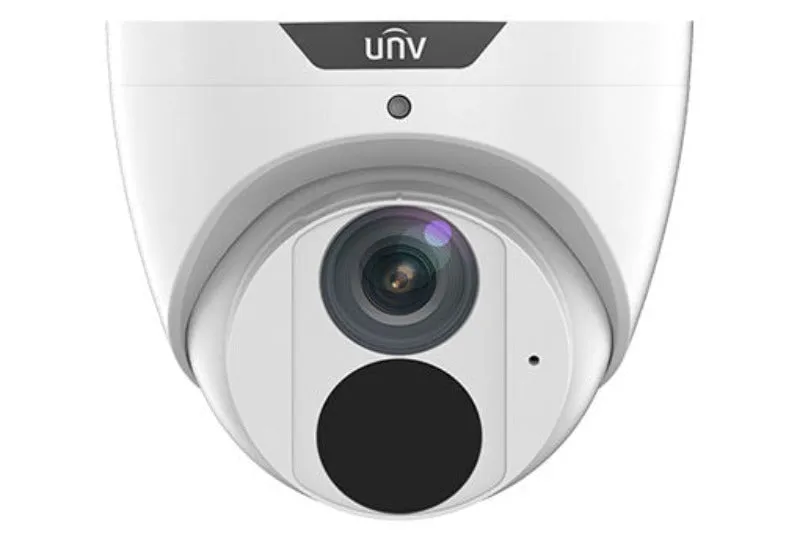 UNIVIEW IPC3614SB-ADF40KMC-I0: 4MP Light and Audible Warning Fixed Eyeball Turret Camera