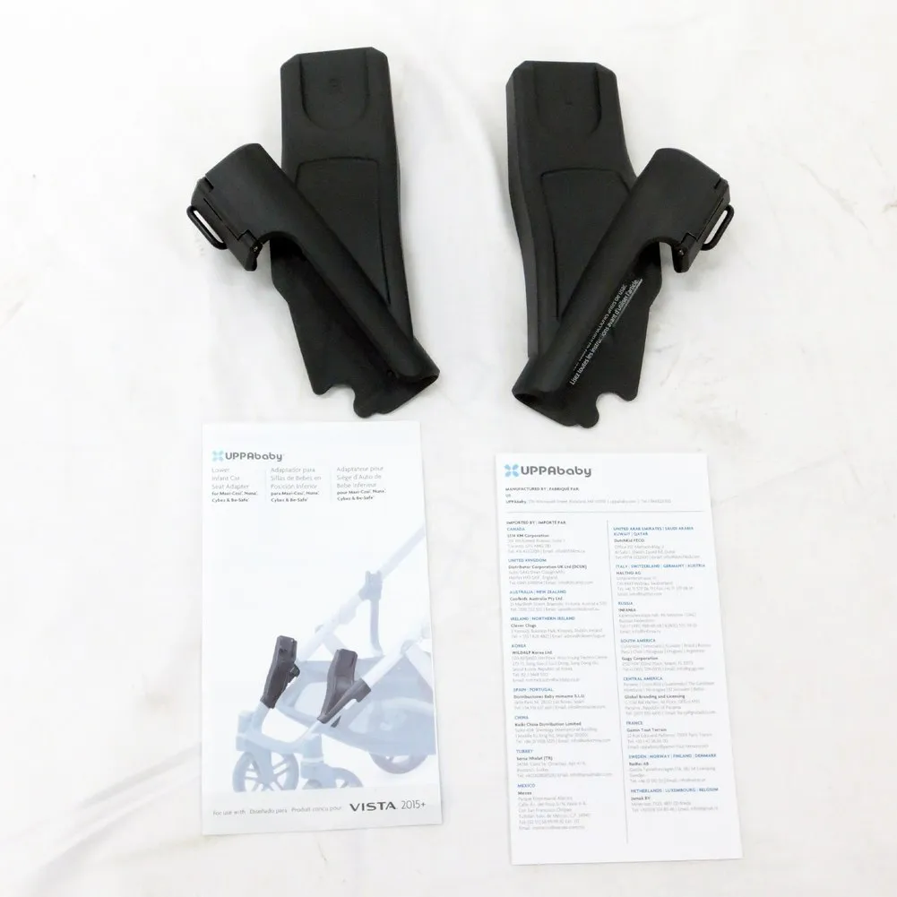 UPPAbaby Vista Lower Car Seat Adapters - For Vista 2015-2019 and Vista V2 (77899) (Open Box)