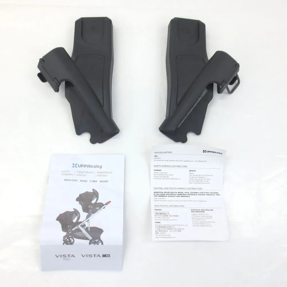UPPAbaby Vista Lower Car Seat Adapters for Vista 2015-2019 and Vista V2 (82531) (Open Box)