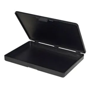 VELOSTAT HINGED CONTAINER, 4025, 7" x 5.0" x 0.5"-25PK