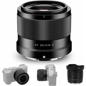 Viltrox 20mm F2.8 Full Frame AF Lens for Nikon Z-Mount Cameras