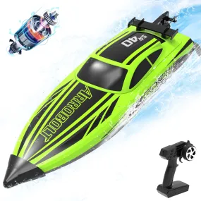 VOLANTEXRC Green SR40 Brushless 30 MPH RC Boat (79705)