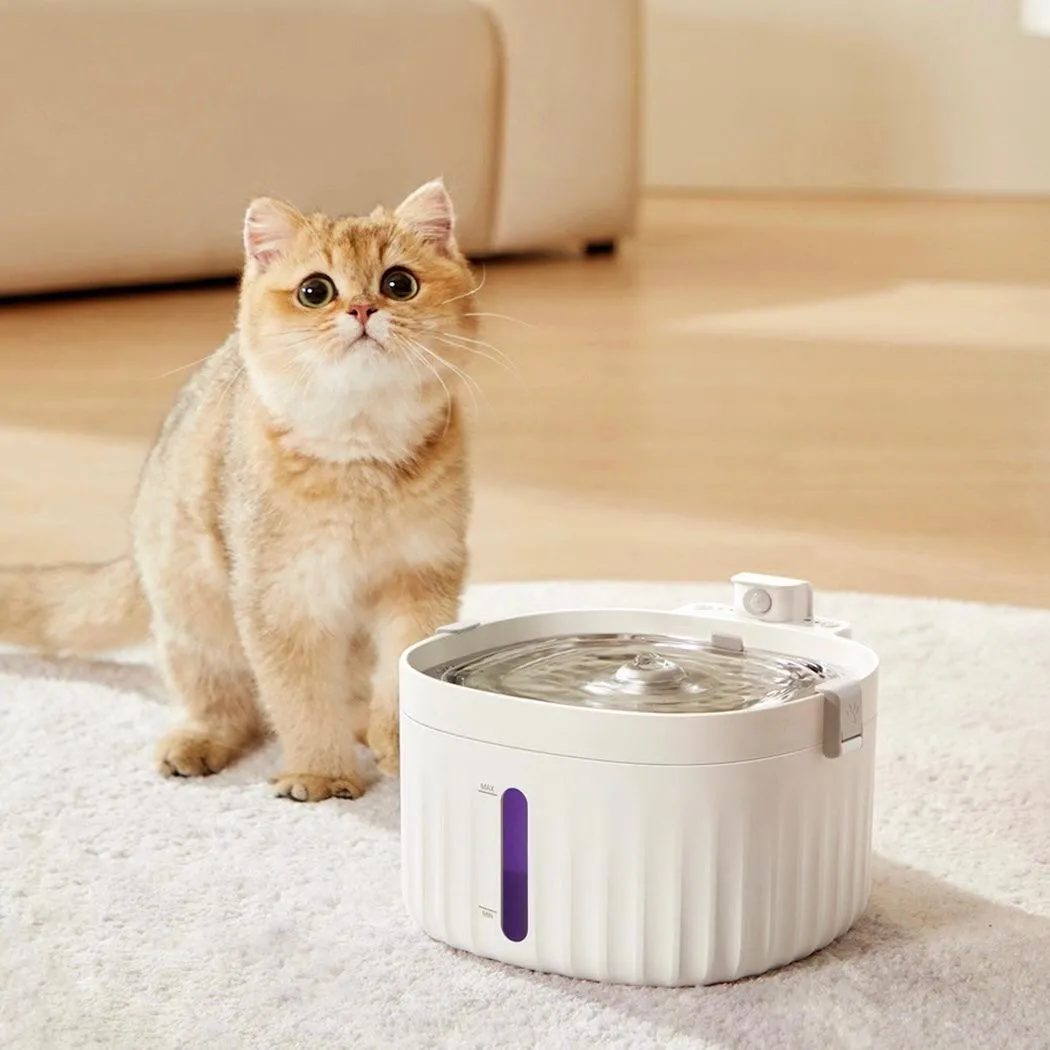 Wireless Stainless Steel Cat Water Fountain | 40-45 Days Battery Life Single Charge