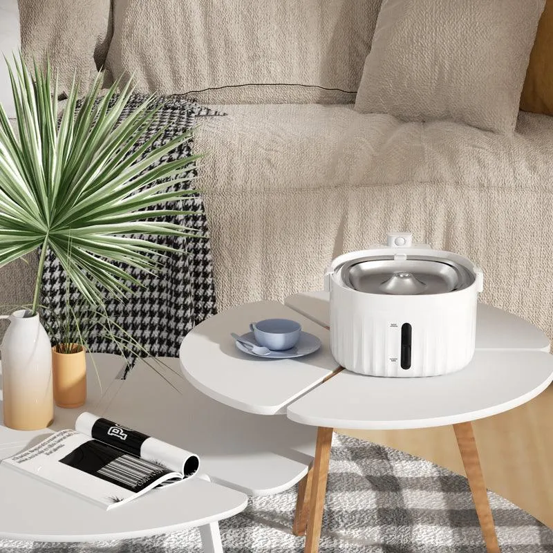Wireless Stainless Steel Cat Water Fountain | 40-45 Days Battery Life Single Charge