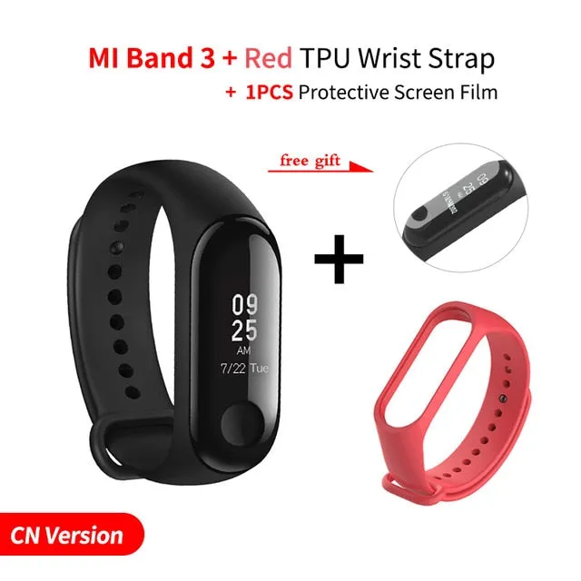 Xiaomi Mi Band 3 Smart Wristband Fitness Bracelet MiBand Band3  0.78" Message Display OLED Message Heart Rate Time Smartband