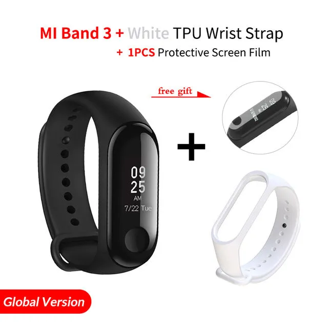 Xiaomi Mi Band 3 Smart Wristband Fitness Bracelet MiBand Band3  0.78" Message Display OLED Message Heart Rate Time Smartband
