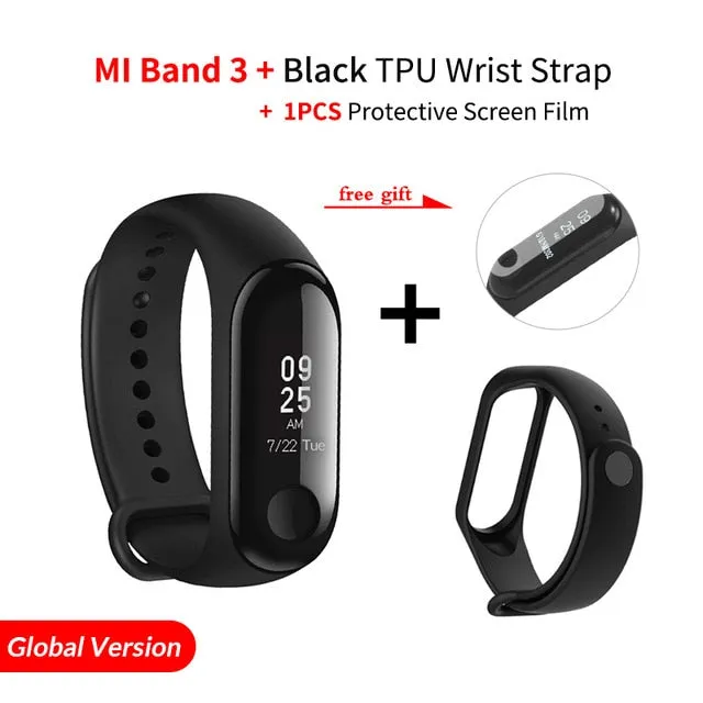 Xiaomi Mi Band 3 Smart Wristband Fitness Bracelet MiBand Band3  0.78" Message Display OLED Message Heart Rate Time Smartband
