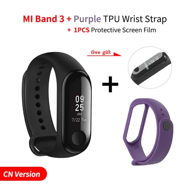 Xiaomi Mi Band 3 Smart Wristband Fitness Bracelet MiBand Band3  0.78" Message Display OLED Message Heart Rate Time Smartband