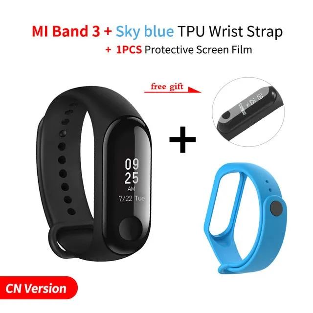 Xiaomi Mi Band 3 Smart Wristband Fitness Bracelet MiBand Band3  0.78" Message Display OLED Message Heart Rate Time Smartband