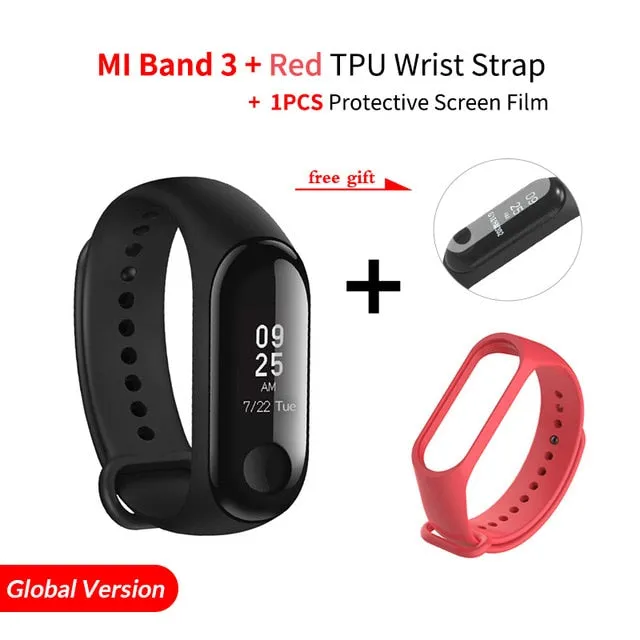 Xiaomi Mi Band 3 Smart Wristband Fitness Bracelet MiBand Band3  0.78" Message Display OLED Message Heart Rate Time Smartband